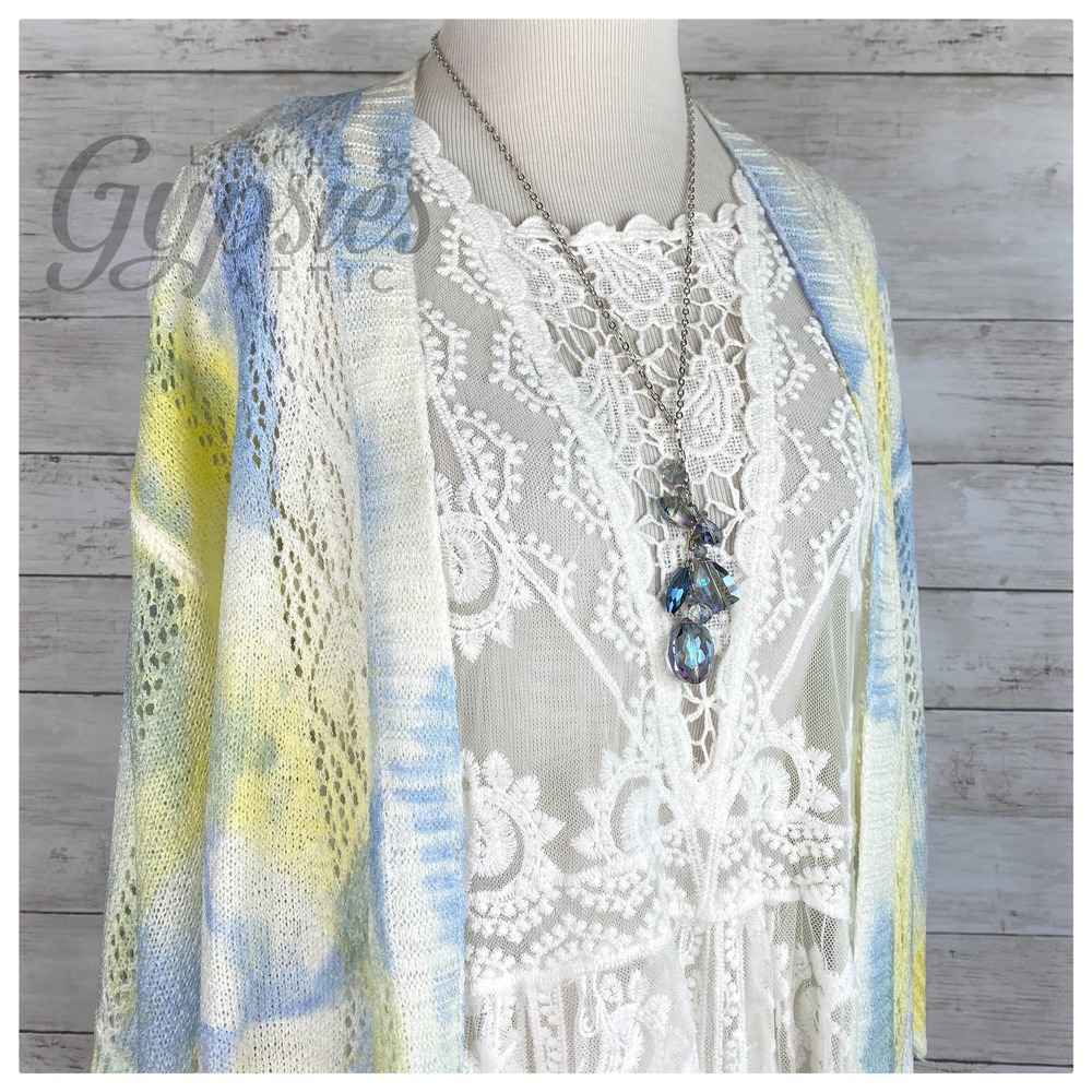 POL Splash of Color Knit Kimono - Picture 2 of 16
